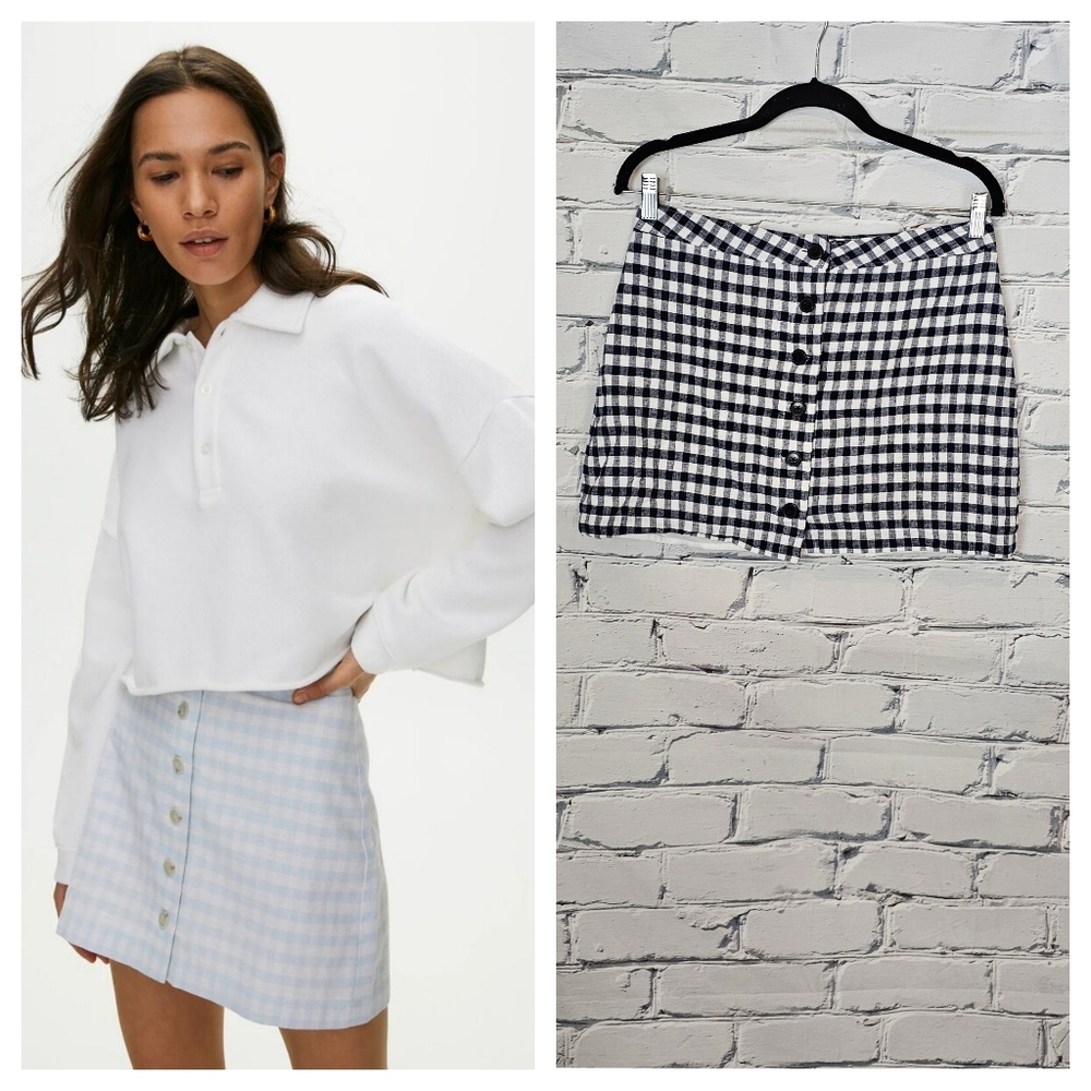 Sunday Best Micah Check Mini Skirt
